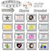 Y2K Colorful Charm Sun Leopard Heart Star Ball Fruit Flower Italian Charm Links Fit 9MM Stainless Steel Bracelet DIY Making Gift