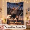 Benutzerdefinierter personalisierter Wandteppich, Haikyuu-Druck, benutzerdefinierter Text mit Namen, Wanddekoration zum Aufhängen für das Schlafzimmer