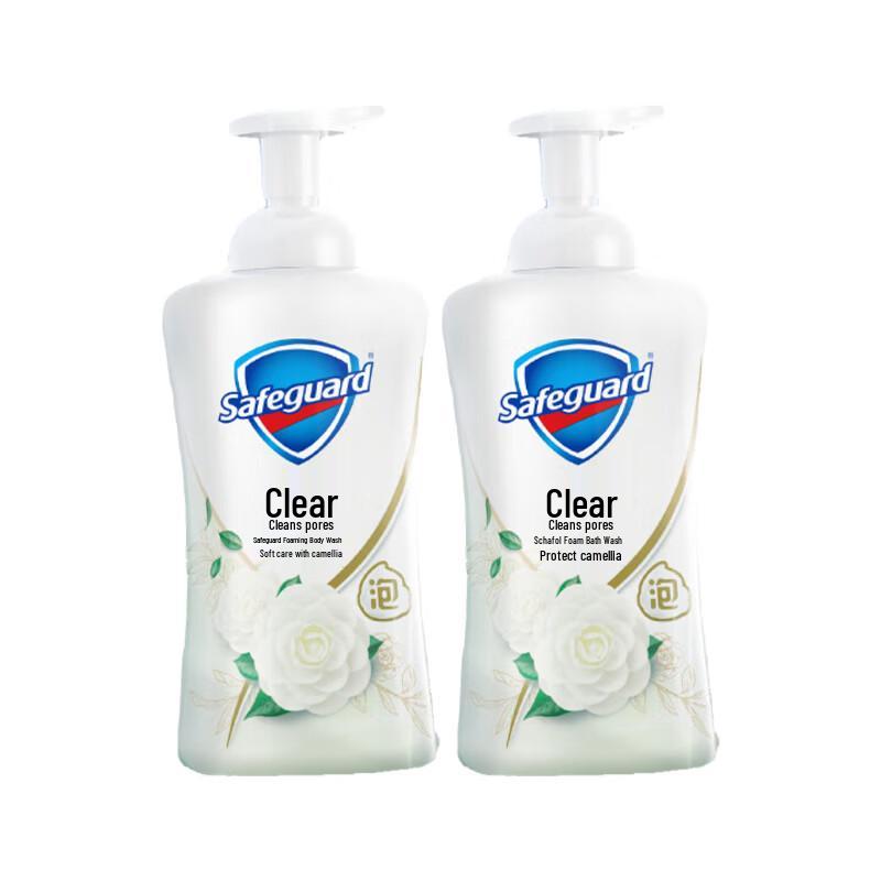 Safeguard Gentle Camellia Scent Bubble Shower Gel
