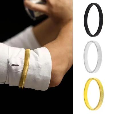 Herren Armband Armband Hülle Ring Armband Hemd Ärmel Halter Luxus Stolz Elastischer Ring Armband Rutschfeste Halter Armband