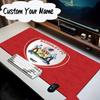 Custom Name Mouse Pad Barnsley Crest Design Mouse Pad, Gaming Mouse Pad, Keyboard Pad, Desk Decor for Computer Notebook Fan Birthday Gift
