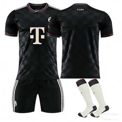 Conjunto de Camiseta de Entrenamiento 2ª Equipación 2025-26 Bayern con Calcetines Adolescentes Niños Adultos Nombre Personalizado Kits de Fútbol