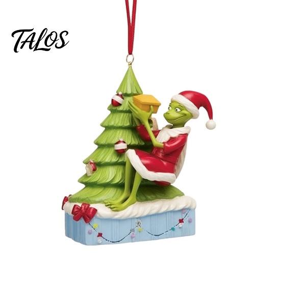 Christmas Tree Hanging Ornaments Green Elf Ornament, Flat Acrylic Pendant Decorations for Car Rearview Mirror Backpack, Festive Holiday Unique