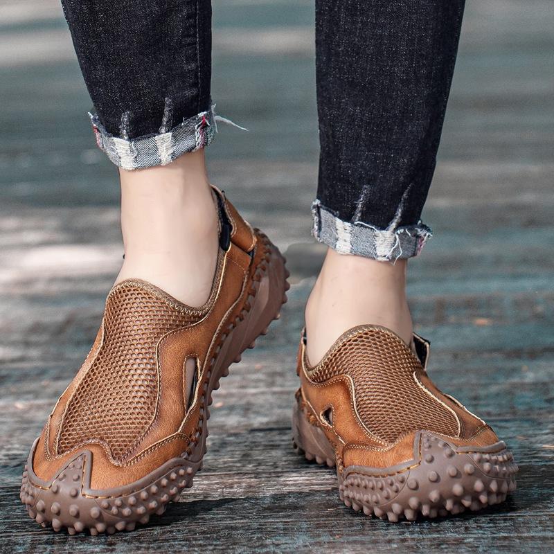 2025 Independent Station Summer New Breathable Versatile Casual Men's Shoes Popular Large Size Baotou Middle East Sandals