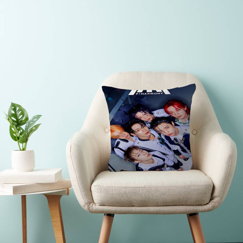 Kpop Style P_P1Harmony Pillow Gift Home Office Decoration Pillow Bedroom Sofa Car Cushion Coverpillow Case