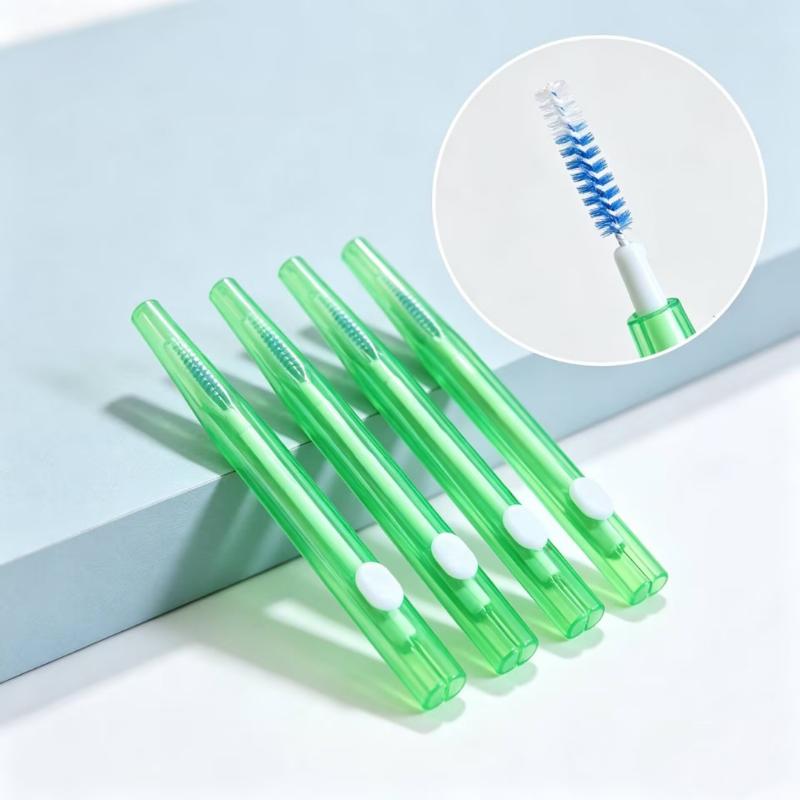 10Pcs Cleaning Between Teeth Oral Care Tooth Floss Toothpick Dental Interdental Brush 0.8Mm
