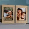 1 Piece 12cm * 8cm Car Sun Visor Photo Clip, Wooden Mini Photo Frame, Car Interior Decoration Accessory
