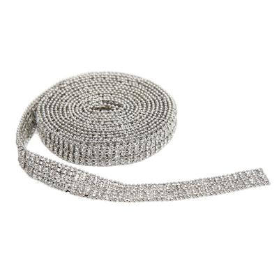 Řetízek s kamínky 2 yardy dlouhý Prémiový materiál Pevný Odolný Poutavý Široké použití Kamínková ozdoba