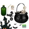 Witches Cauldron Vintage Decor Black Bowl Cauldron with Diffuser Complete Exquisite Kettle Party Supplies Halloween Decoration