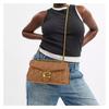Coach Tabby 26 Brand Logo Quilted Nappa Leather Crossbody Shoulder Bag Medium Women's Honey Brown
