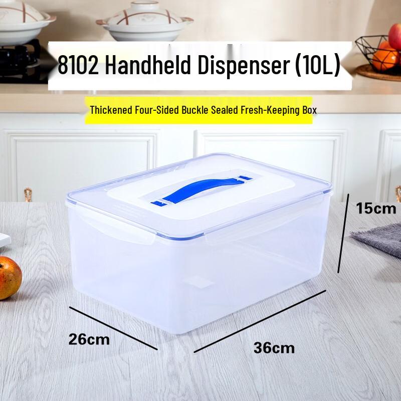 Large Portable Plastic Refrigerator Storage Container
