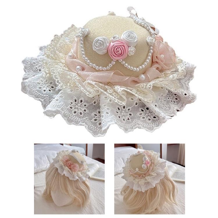 Stylish White Organza Hair Clip with Delicate Lace Designs Fashion Accessory for Weddings and Parties Supplies