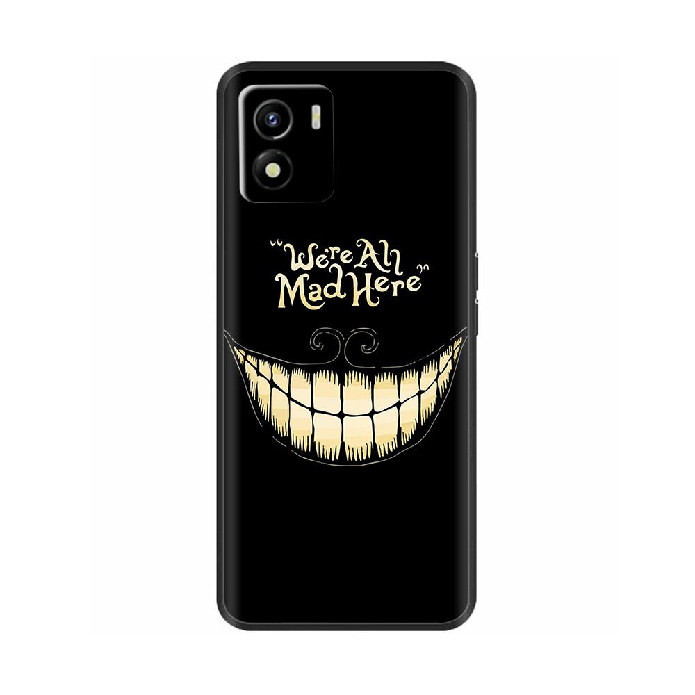 For Vivo Y01 Case Y01 2022 Soft Silicone Back Cover TPU Phone Case For Vivo Y01 Y 01 VivoY01 Cute Black Bumper Coque Shell Funda