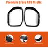 TOYCIDFG Sideview Mirror Rain Eyebrow Frame Cover Trim Compatible with Ford Maverick 2022 2023 2024 2025, Car Exterior Decoration Accessories 2Pcs