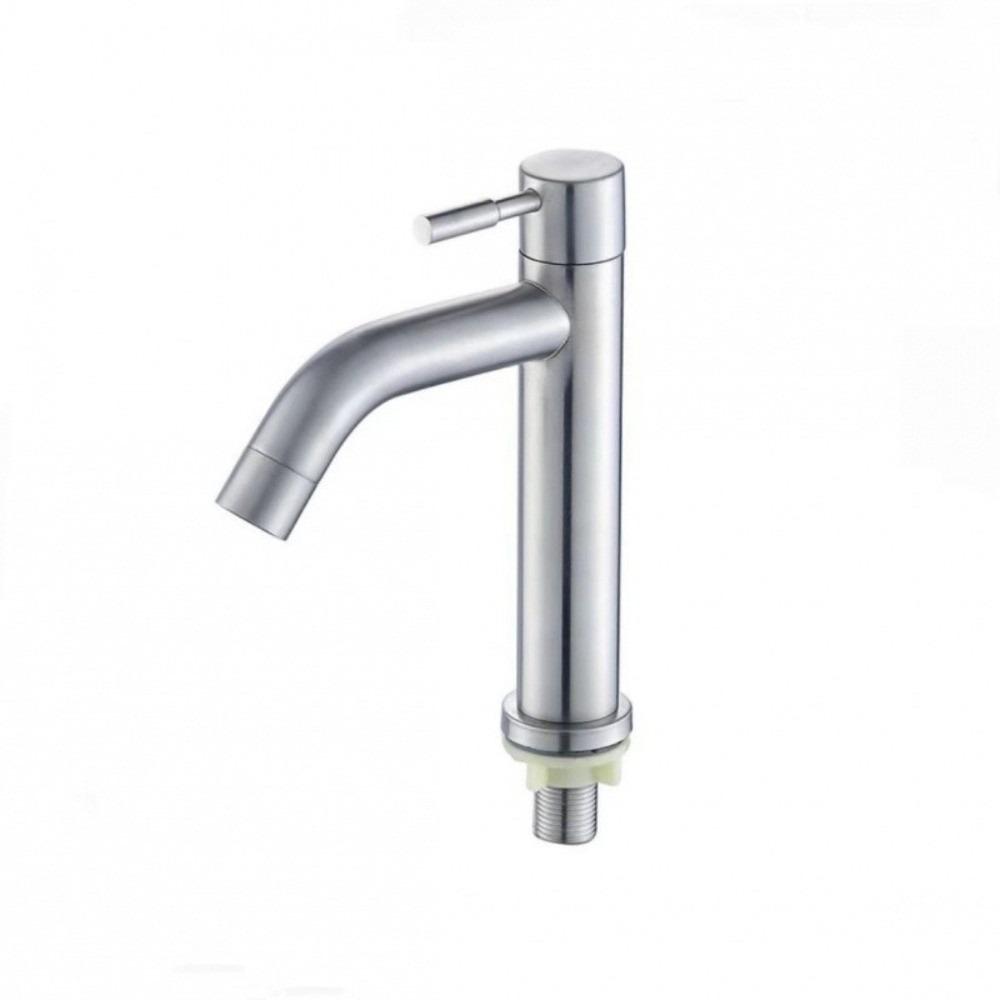 Single Handle Stainless Steel Water Tap Deck Mounted Bathroom Faucet  Bathroom
