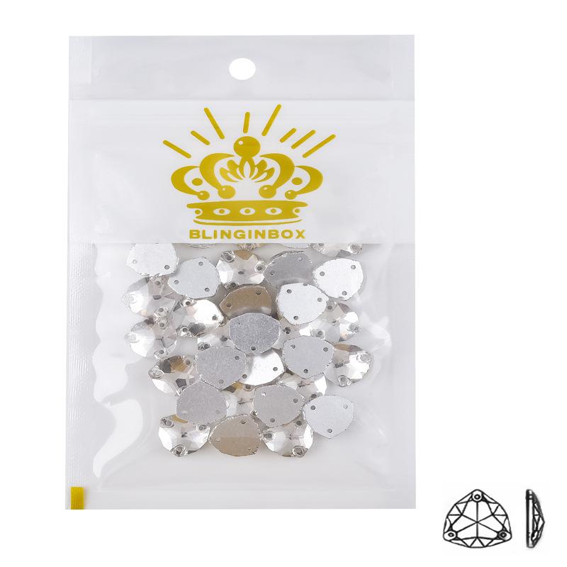 

Glass Fat Triangular Flat Bottom Hand Sewn Drill, Neon Fluorescent Flat Buckle Rhinestone Jewelry Accessories Diy Clothing Accessories Sticker Drill fat triangle flat buckle 17MM (20 pieces)