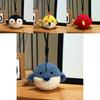 Adorable Blue Frog Plush Animal Toy With Pp Cotton Filling For Bag Charm And Gift