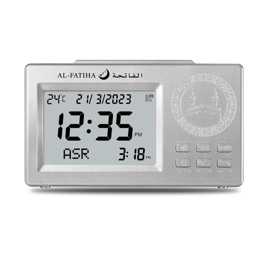 Digital LED Azan Clock Muslim Islamic Islam stylish Azan Adhan Prayer Reminder Alarm Mosque Wall Clock Prayer Time Hijri