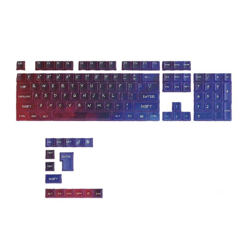 119pcs Replacement Keycaps OEM Height Design Multiple Theme for Mechanical Keyboards Premium PC Keycap Set