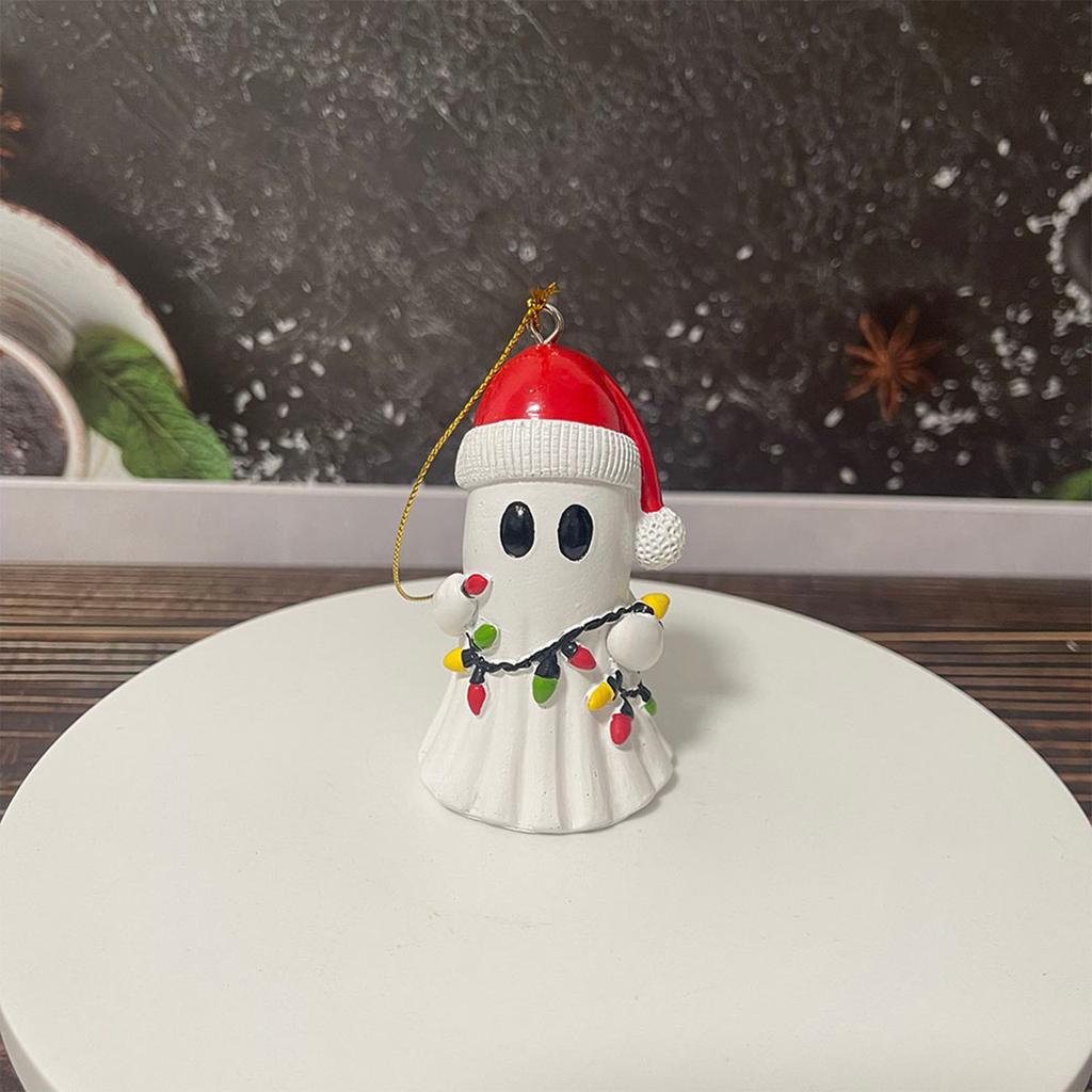Christmas Hat Spirit Body Three-dimensional Cartoon Decoration Pendant Christmas Gift Hanging Decoration