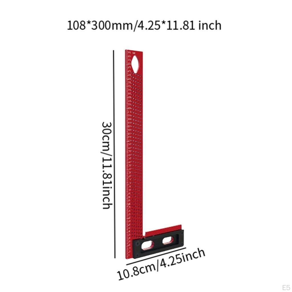 Hole Ruler Marking Woodworking Carpenter Scriber Tool,Wear