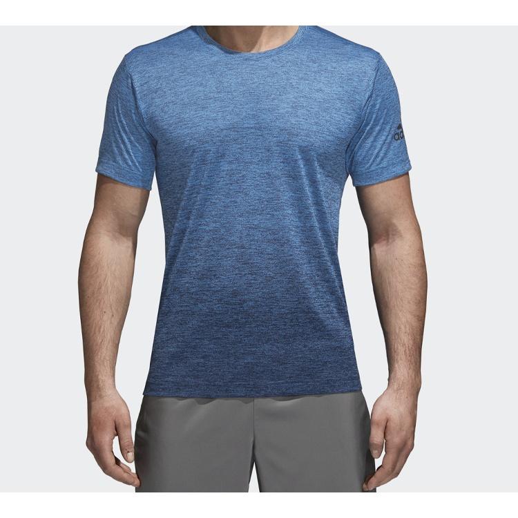 adidas FreeLift gradi Gradient Training Sports Short Sleeve Navy Blue Men's CX0218