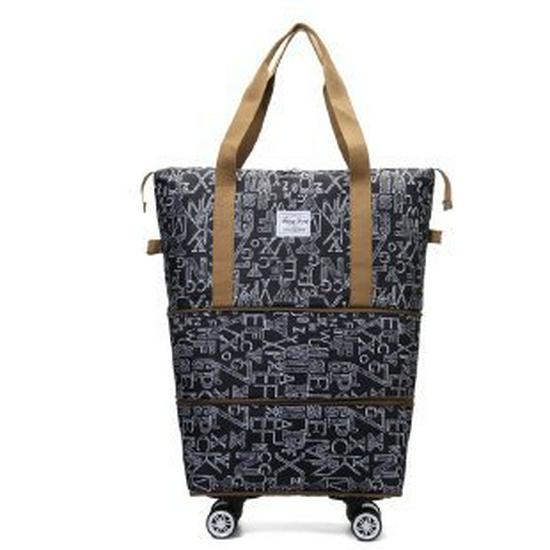 Set de Bagaje cu Roți de Capacitate Mare cu Livrare Gratuită: Geantă la Modă, Portabilă pentru Călătorii și Maternitate cu Roți