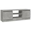 VidaXL TV Cabinet with Door Concrete Grey 102x30x36 Cm 823354