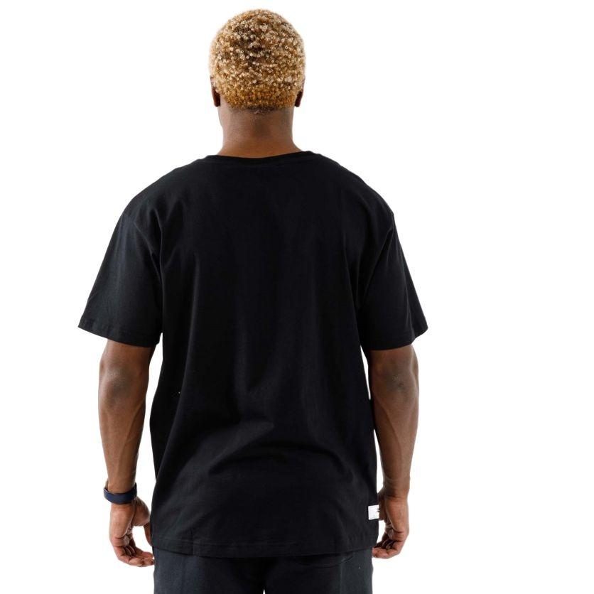 New Balance Men's New Balance Alphabet Printing Sports Round Neck Pullover Short Sleeve Black MT13586-BK
