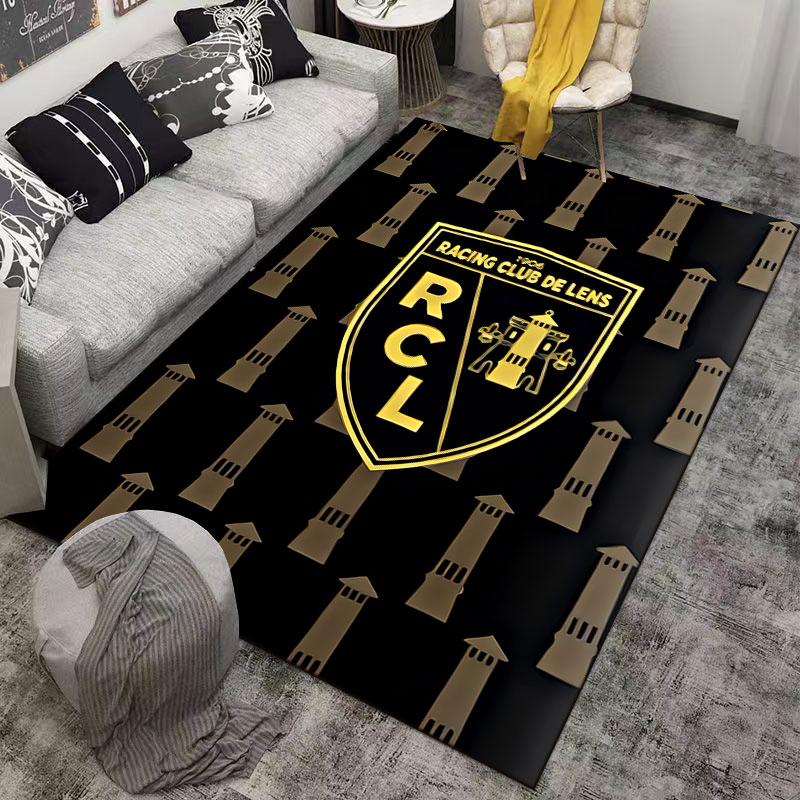 Racing Club De Lens Logo Carpet Suitable As a Non-slip Mat for the Living Room or Bedroom Sofa