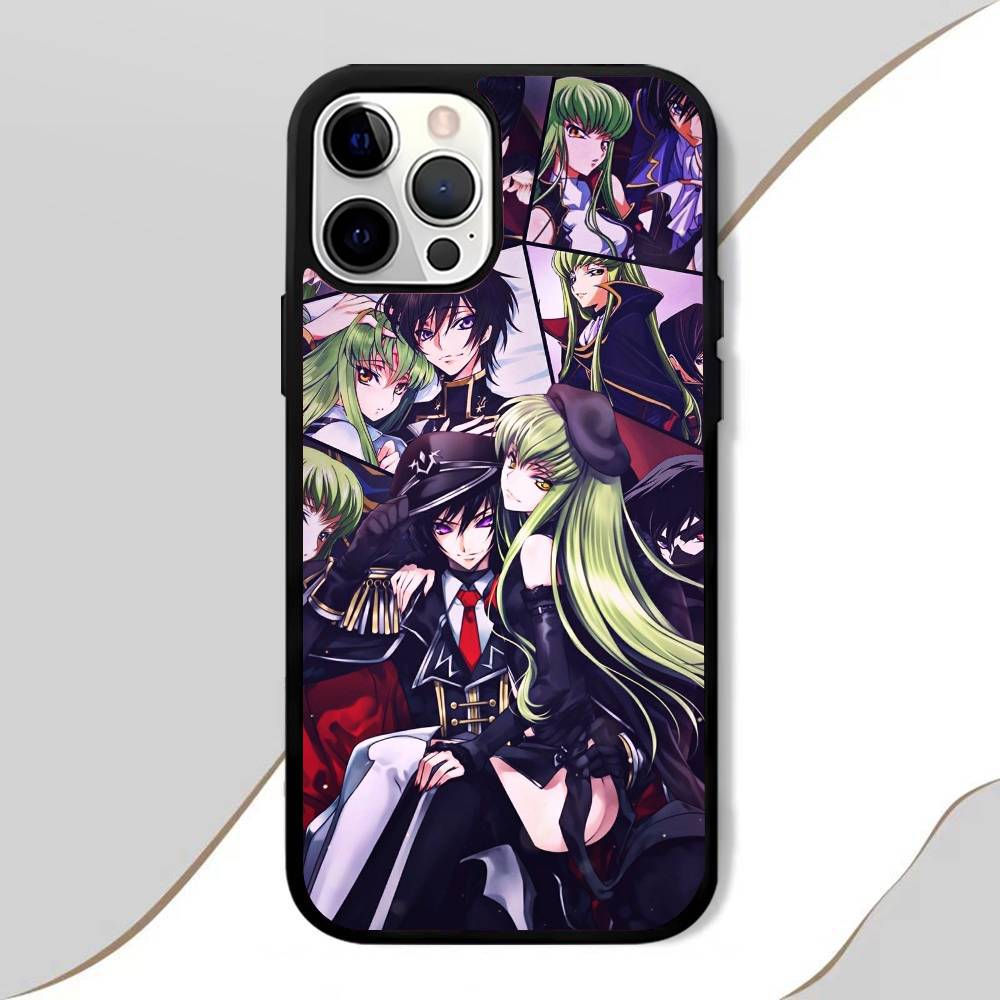 Anime C-Code Geass Phone Case Mobile Suitable For Apple 17 Air 16 PRO MAX 15 14 13 12 11 Patch Black Hard Shell