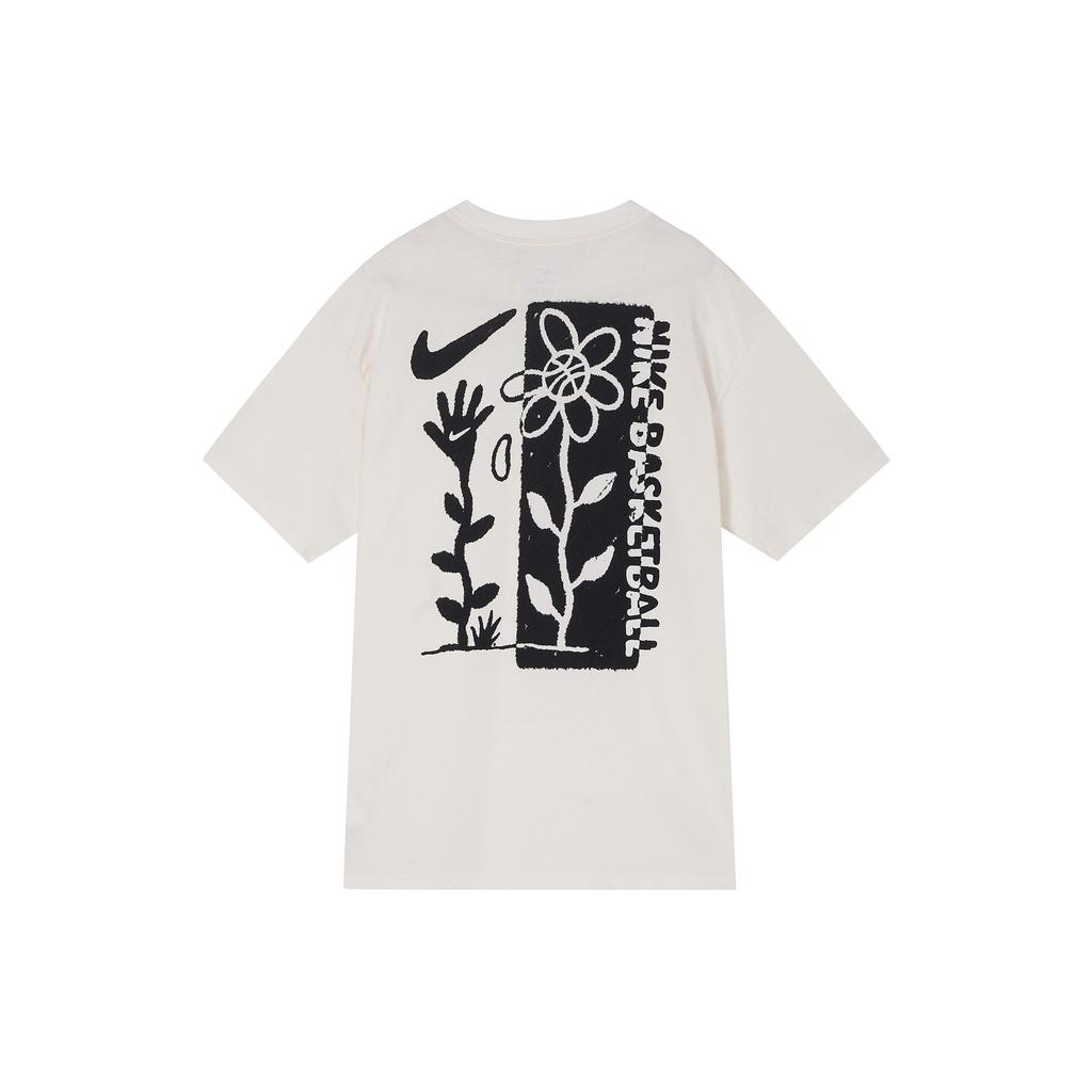 Nike Logo Printing Pattern Pullover Casual Short Sleeve T-Shirt White DX3328-905