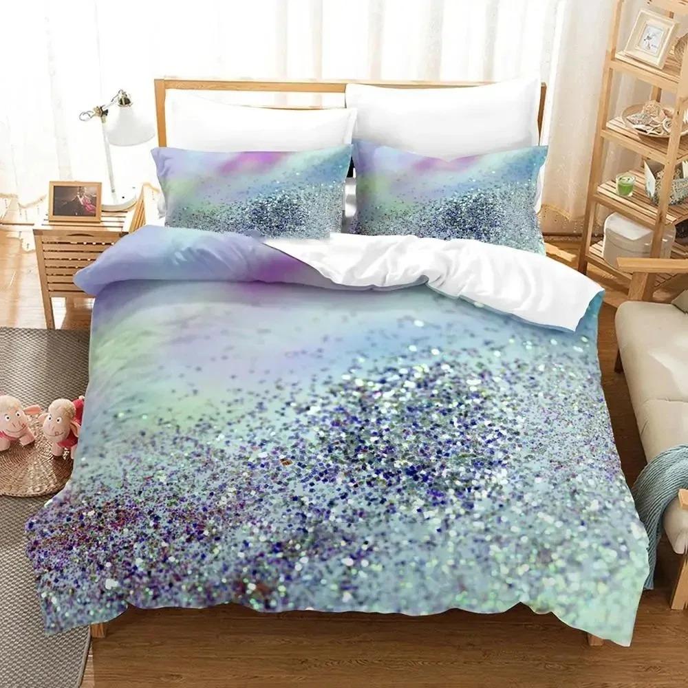 Artistic Crystal Bedding Set Boys Girls Twin Queen Size Duvet Cover Pillowcase Bed Boys Adult Fashion Home Textileextile