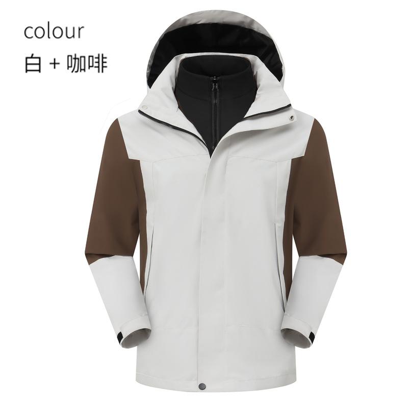 Jakke herre fargeblokk 2025 høst og vinter ny herre ungdom vindtett mote avslappet toppjakke trend