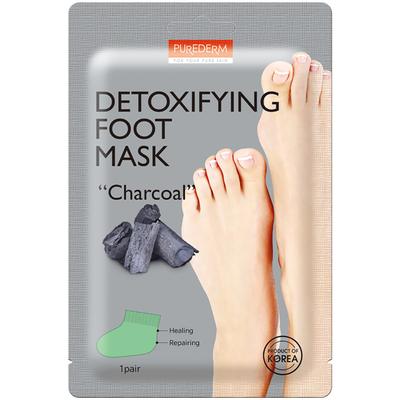 Detoxifying Foot Mask,,Charcoal'', 34g - Purifying Foot Mask with Charcoal