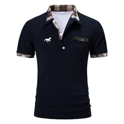 Men Summer Slim Fit Short Sleeve Polo Shirt 3D Digital Print 100% Polyester Quick Drying Polo Shirt Tops .