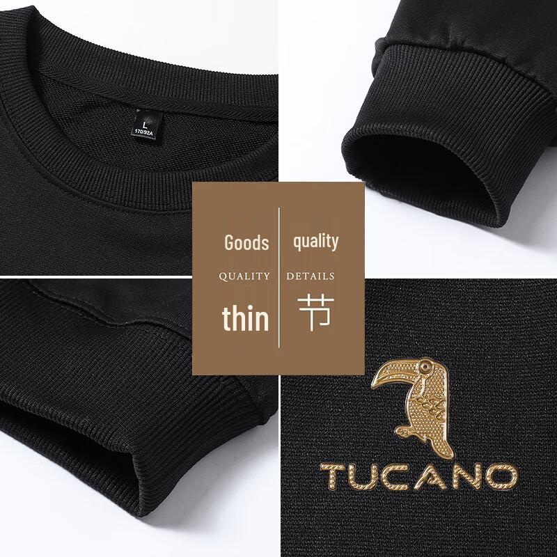 Tucano Men's Casual Business Round Neck Sweatshirt