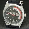 SEIKO 5 AUTOMATIC VINTAGE REFURBISHED 6309A JAPAN MENS BLACK WATCH a440782-4 Sk-a440782