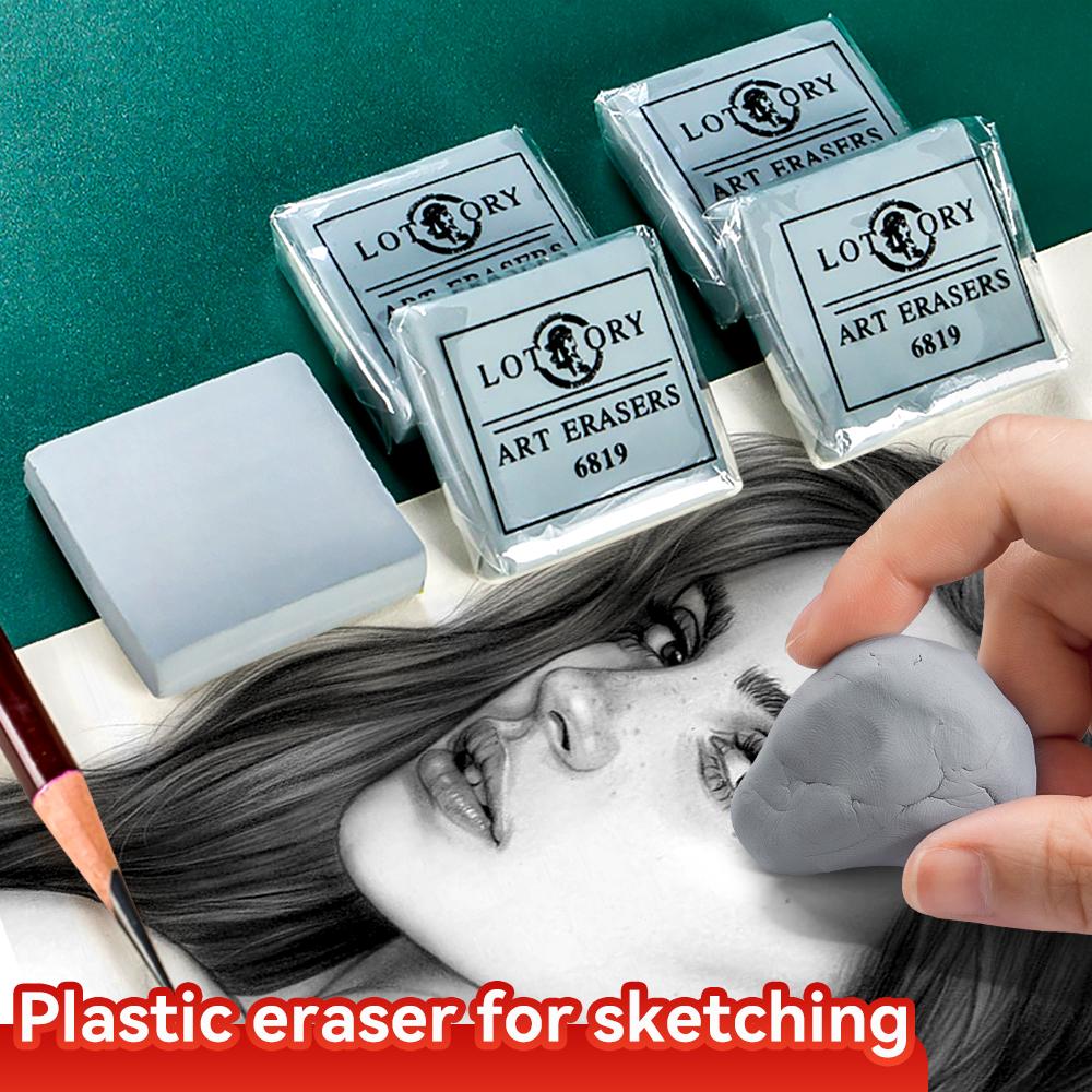 Plasticity Rubber Soft Art Eraser Wipe Highlight Kneaded Rubber For Art Pianting Drawing Correcting Lightening Charcoal Pencil