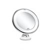 5X/10X Magnification LED Lighted Vanity Mirror, Suction Cup Rotating Makeup Mirror, High Definition Portable