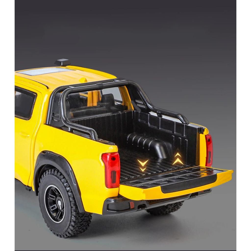 1/24 Great Wall Motor POER Pickup Alloy Diecast Off-road Vehicles Car Model Outdoor Display Collection Ornaments Birthday Gifts