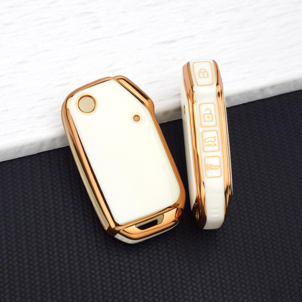 4 Buttons TPU Flip Key Case Cover for KIA Sportage R Stinger GT Sorento Ceed Cerato Forte -Full Protection Key Fob Accessories