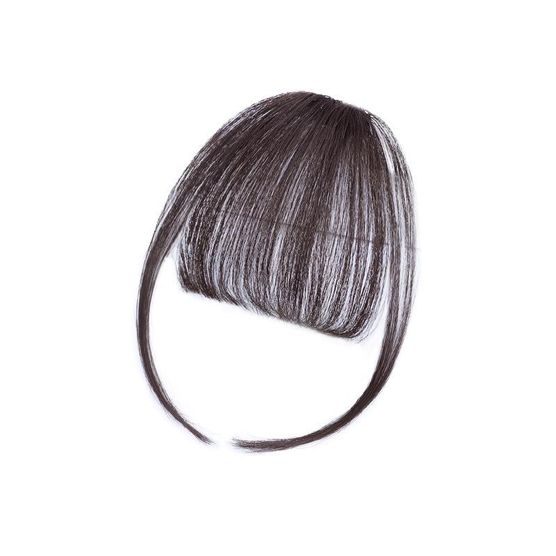 Manga Girl Invisible Air Bangs Hairpiece - Natural, Fake Forehead Wig for Summer Style