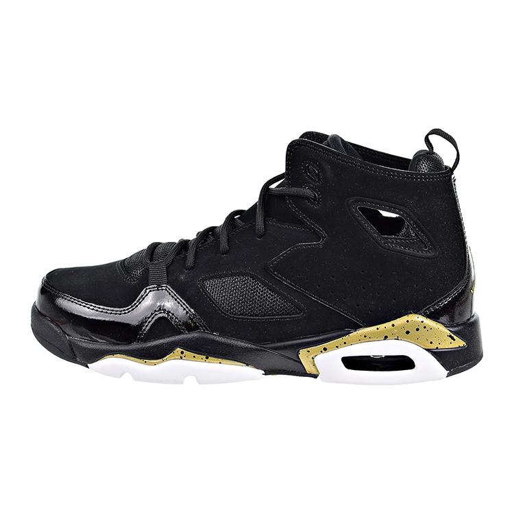 New Jordan Flightclub 91 Black Metallic Gold GS 555472-031