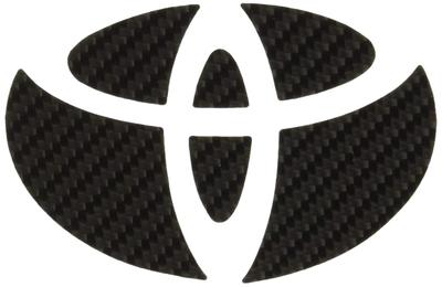 HASEPRO Magical Carbon Emblem (Black) for Toyota 86 Front and Corolla Fielder Rear (CET22)