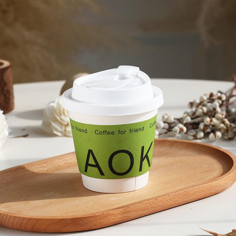 Korean Style Disposable Coffee Milk Tea Paper Cups for Photo Shoots