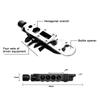 Multifunctional Mini Screwdriver Outdoor Edc Keychain Shape Screwdrivers Portable Steel Repair Tool