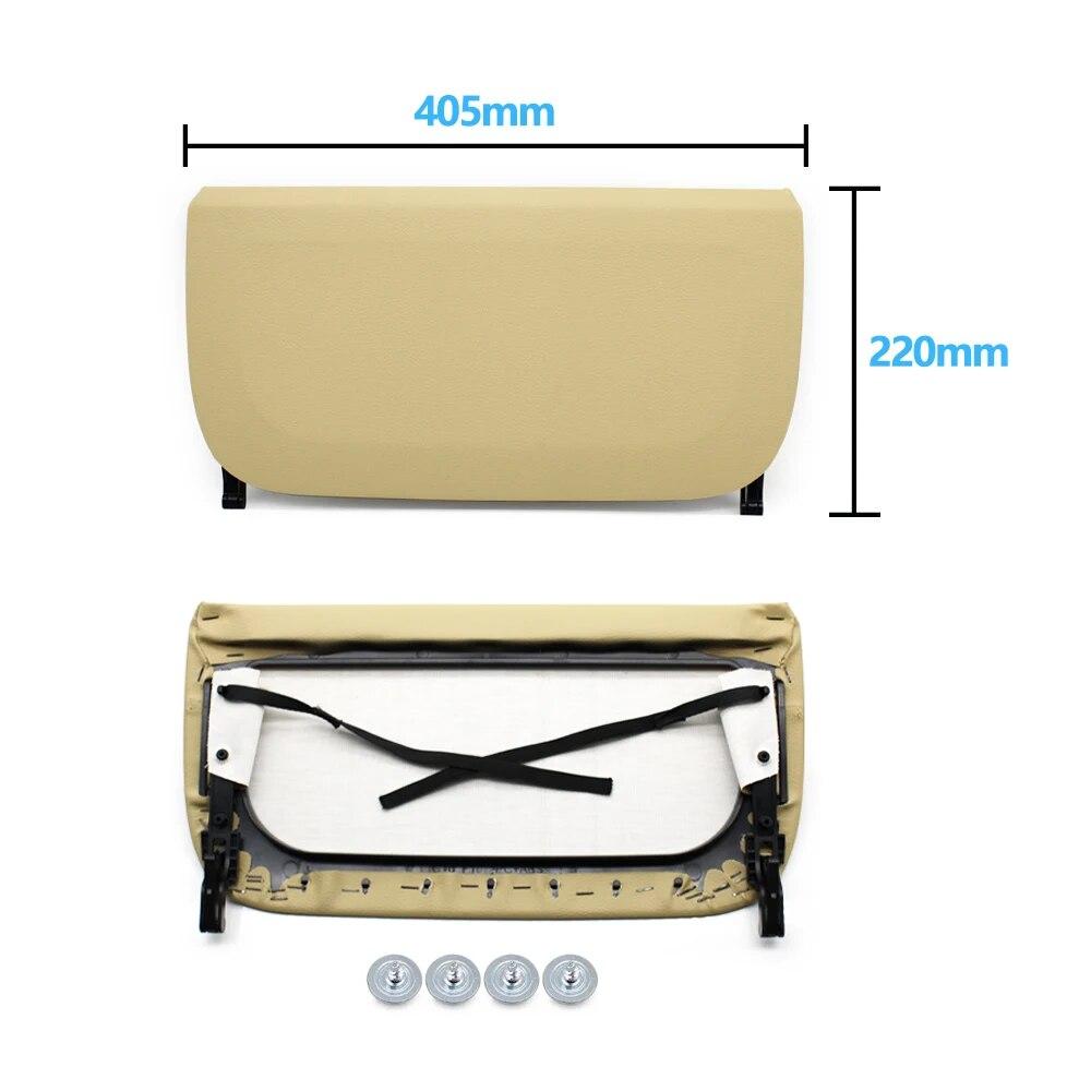 Interior Car Front Seat Leather Backrest Storage Panel Cover For BMW 5 7 GT Series F10 F11 F18 F01 F02 F07 520 523 525 530 730