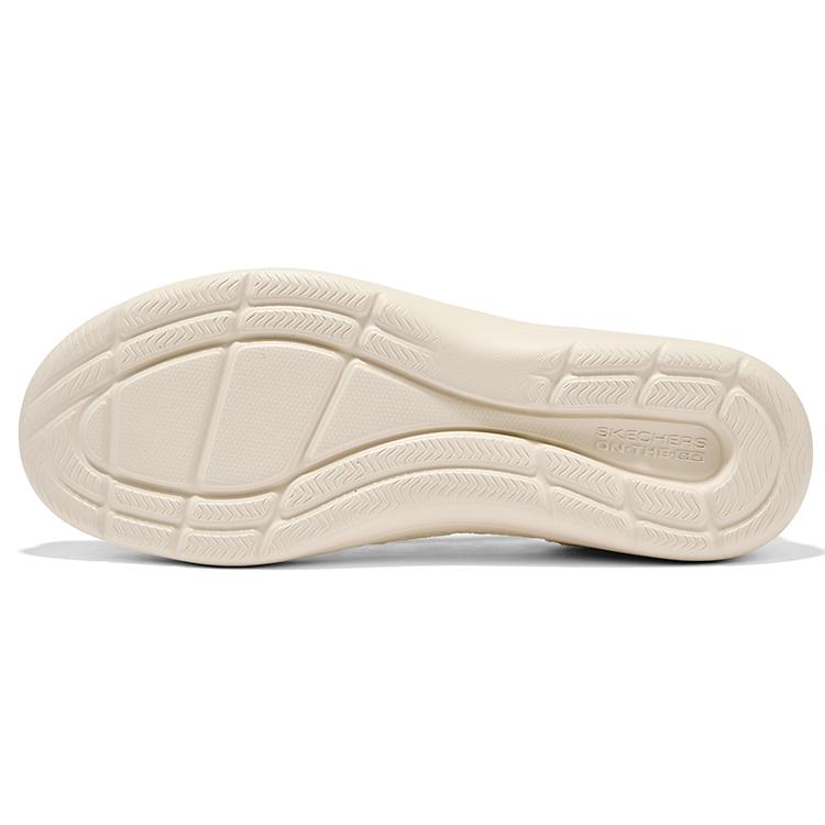 Skechers On-The-Go Runde Zehenpartie Zum Hineinschlüpfen Niedrige Schaftform Freizeit-Schuhe Damen Sneaker 138448-OFWT