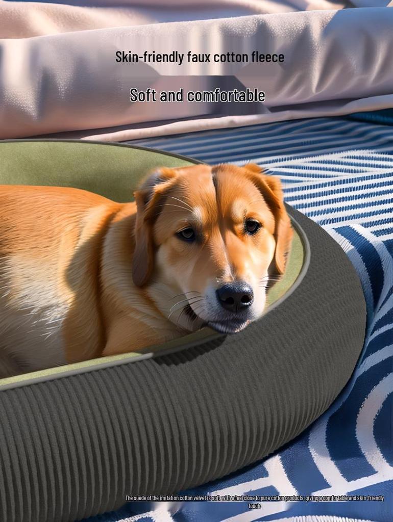 Four Seasons Pet Nest: Removable & Washable Warm Dog & Cat Bed